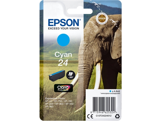 Cartucho de tinta EPSON Epson 24 Cian