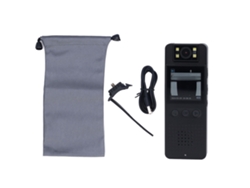 Cámara Portátil Corporal Wifi 1080p Hd Lente Rotatorio 180° Micrófono Reducción Ruido Clip Espalda Luz De Relleno Para Oficina