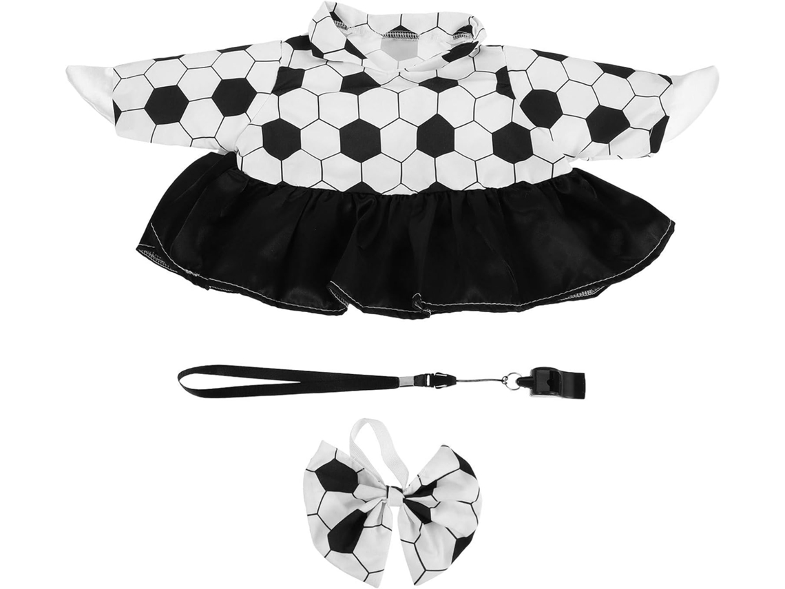 Kichouse 1 Set Disfraz De Fútbol De Ganso Para Césped Con Silbato Y Pajarita – Figura De Ganso Con Traje De Fútbol Para