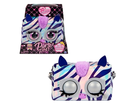 Bolso purse pets metallic magic zebra