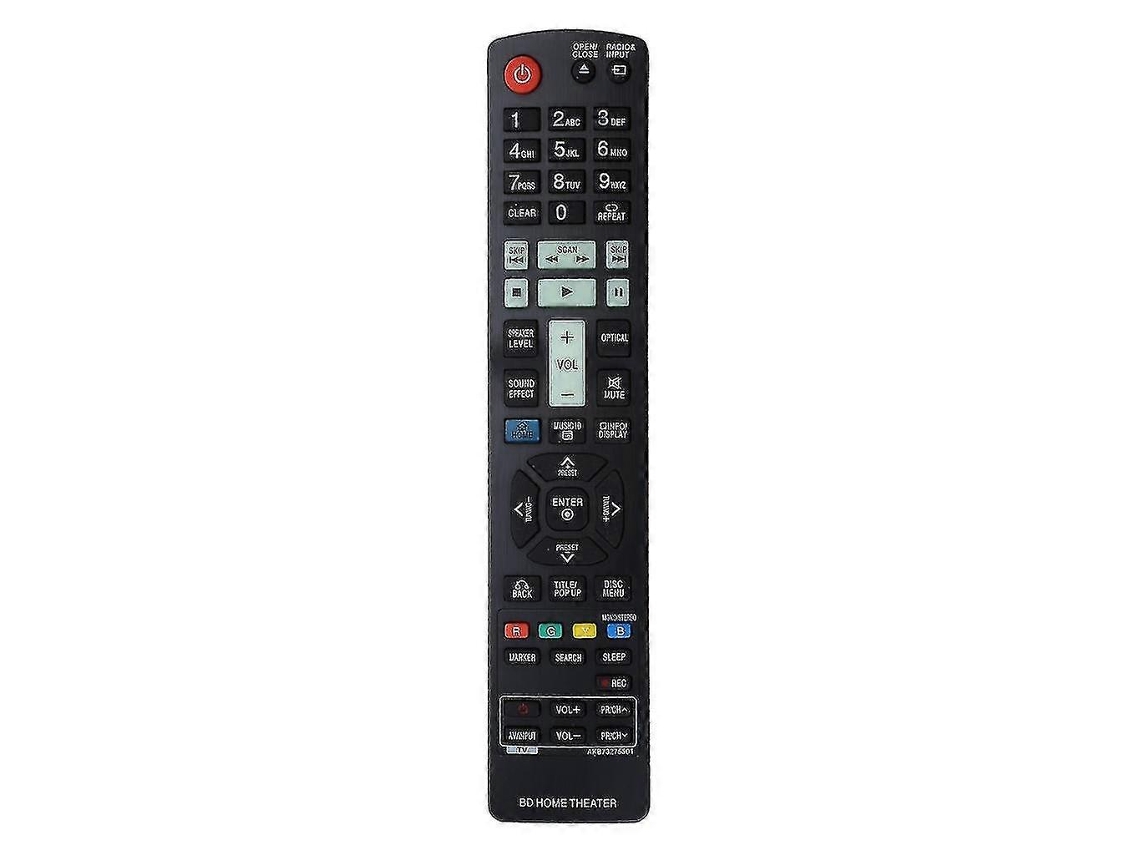 Control remoto de repuesto para LG Home Theater Blu-ray (LHB336, LHB536, HX906SB, LHB976, HX551, HX561vayotoy)