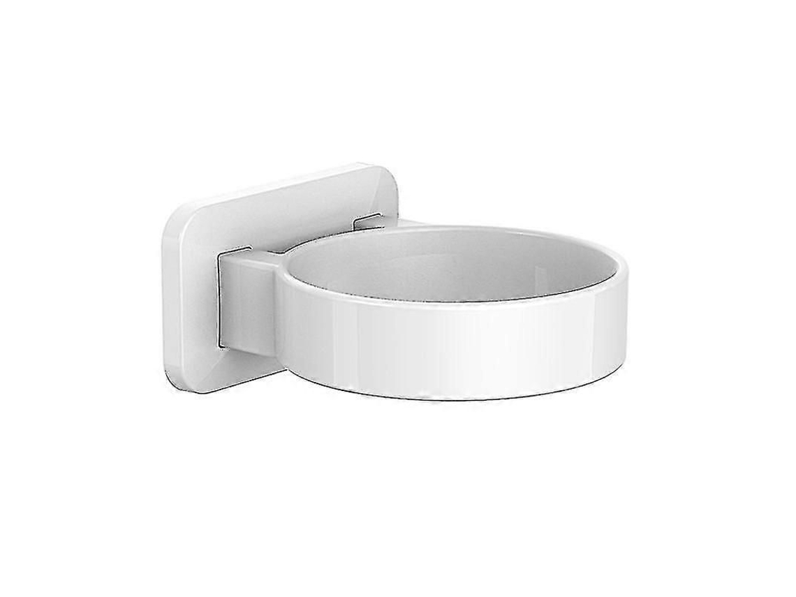 Soporte para secador de pelo de baño, herramientas para el cuidado del cabello, montaje en pared, blanco GOKOCO