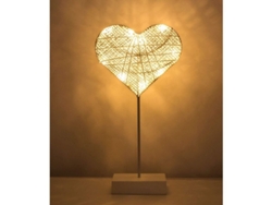2026-lámpara De Escritorio Con Forma De Corazón Para Ramadán, Led De Luz Blanca Cálida, Funciona Con Pilas
