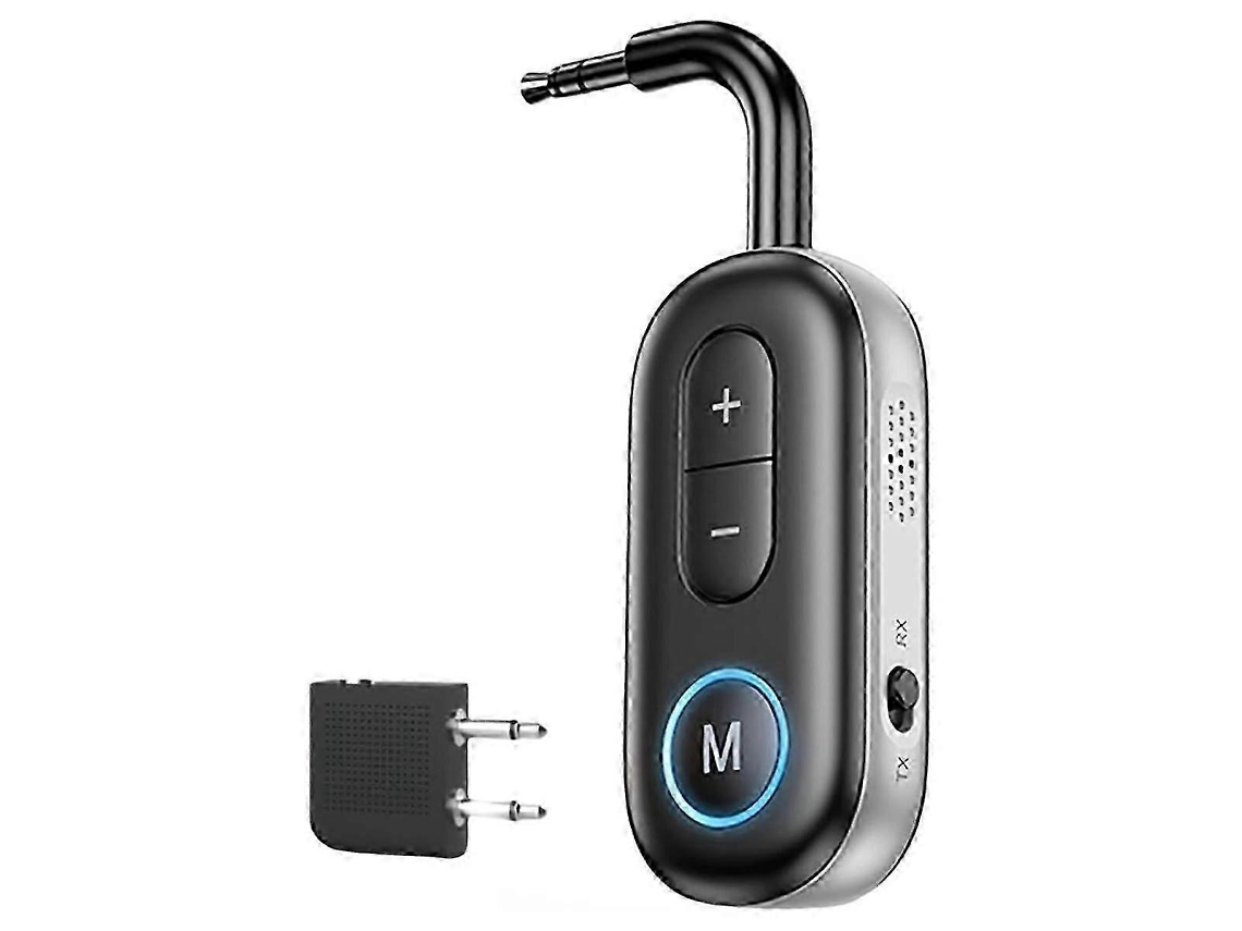 Transmisor y receptor Bluetooth, adaptador Bluetooth 5.4, transmisor y receptor de audio auxiliar inalámbrico Bluetooth 3.5 mm Rosewell 2 en 1