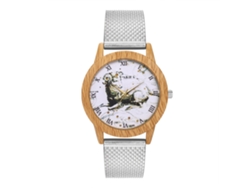 Reloj De Pulsera Unisex Informal De Moda Zhoulianfa Con Correa De Silicona Plateada.