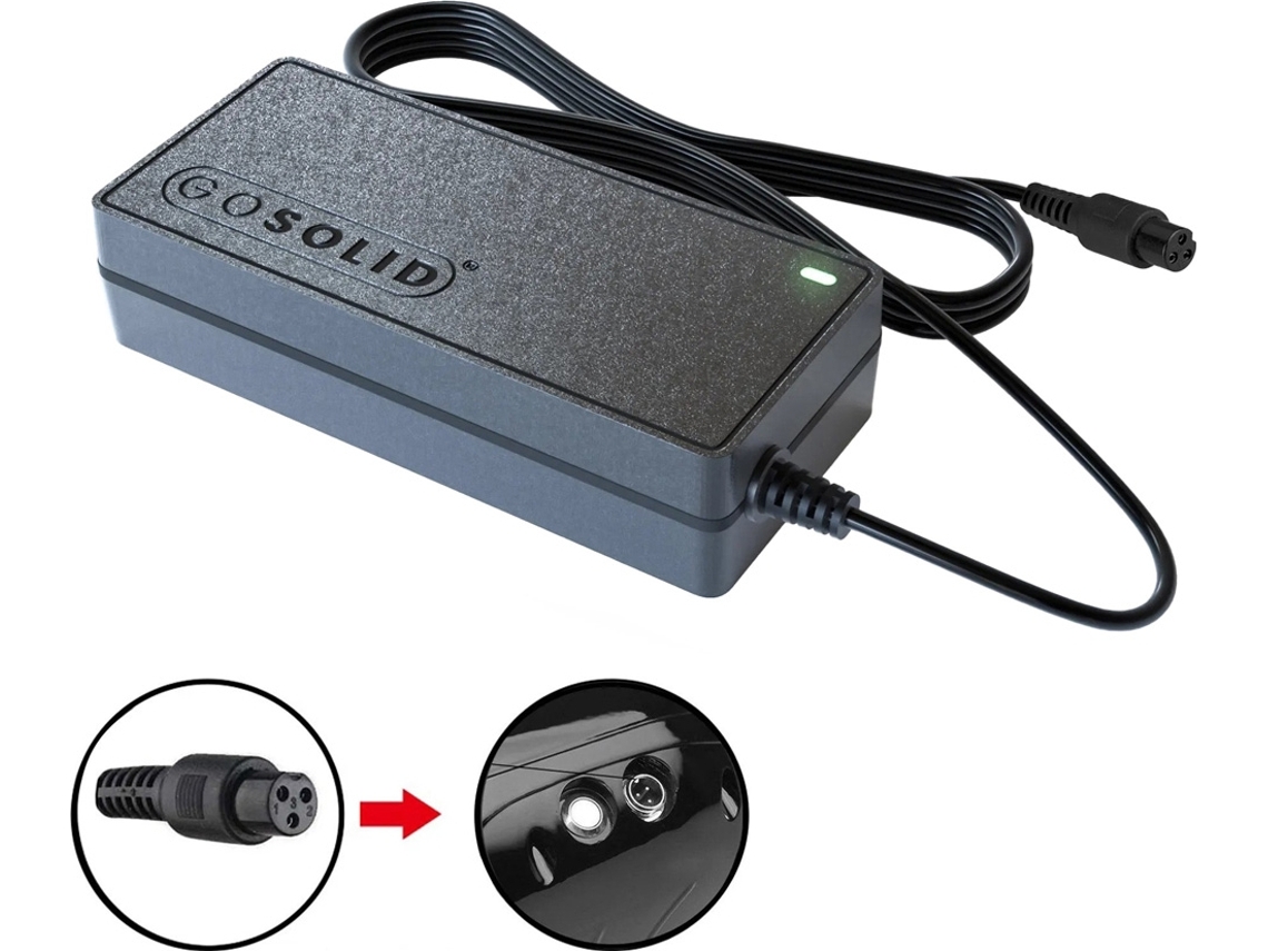 Cargador compatible con Hoverboard 42V 2A ¡GO SOLID