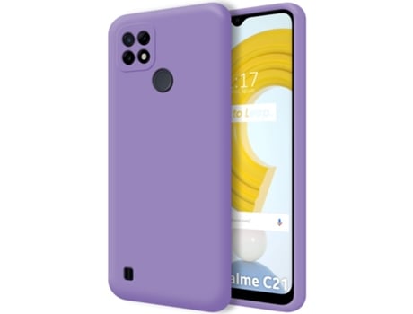 Carcasa Realme C21 TUMUNDOSMARTPHONE Silicona Líquida Morado