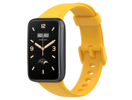 Correa TPU + PU hebilla ardillón ajustable para Xiaomi Mi Band 7 Pro - amarillo