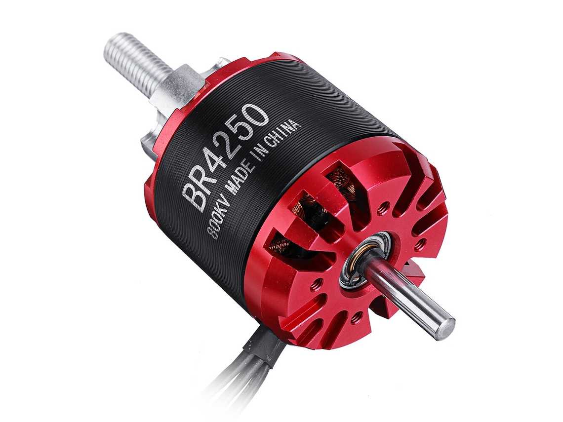 1 Unidade Motor Brushless Racerstar Rc Br4250 800kv 3s 7s com Suporte para Hélice 11*5.5 para Drones e Aviões Rc de Asa Fixa MDUG
