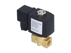 Válvula Solenoide Pequeña Potencia Impermeable Para Uso Industrial De Latón Eléctrica Normalmente Cerrada