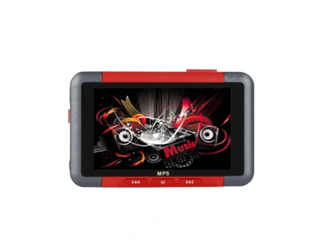 Reproductor MP4 MP5 Pantalla HD de 3,5 pulgadas Usb 3.0 Transmisión de alta velocidad Grabación de micrófono Fm E-book Pantalla de video rojo