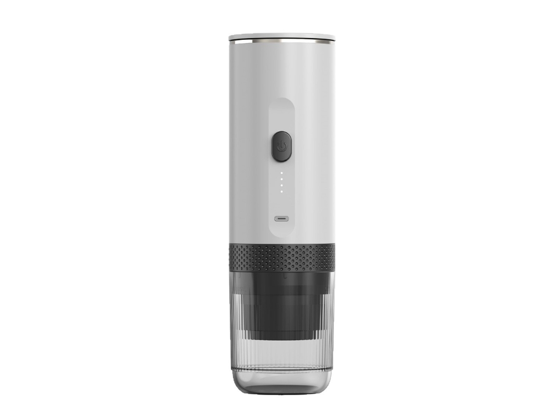 Cafetera eléctrica portátil Eifson para café expreso, calienta café molido (blanca)
