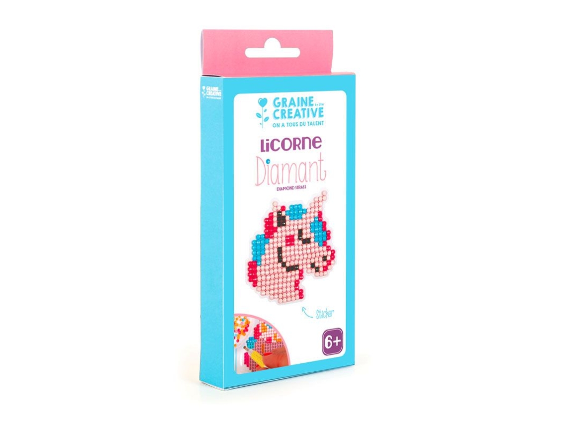 Kit De Pintura Con Diamantes - Unicornio