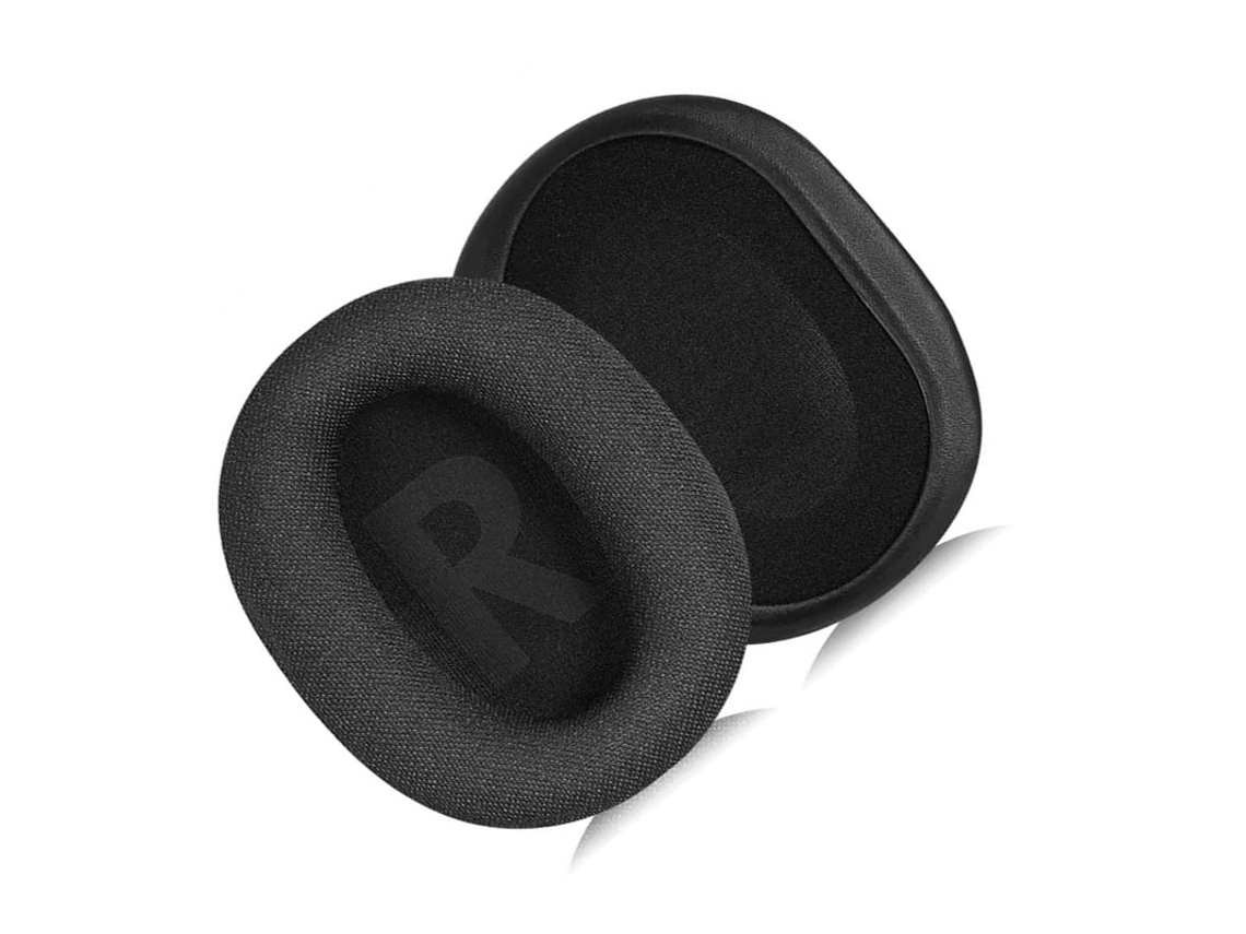 Almohadillas de algodón Szsmart negras para Logitech G Pro X (paquete de 2)