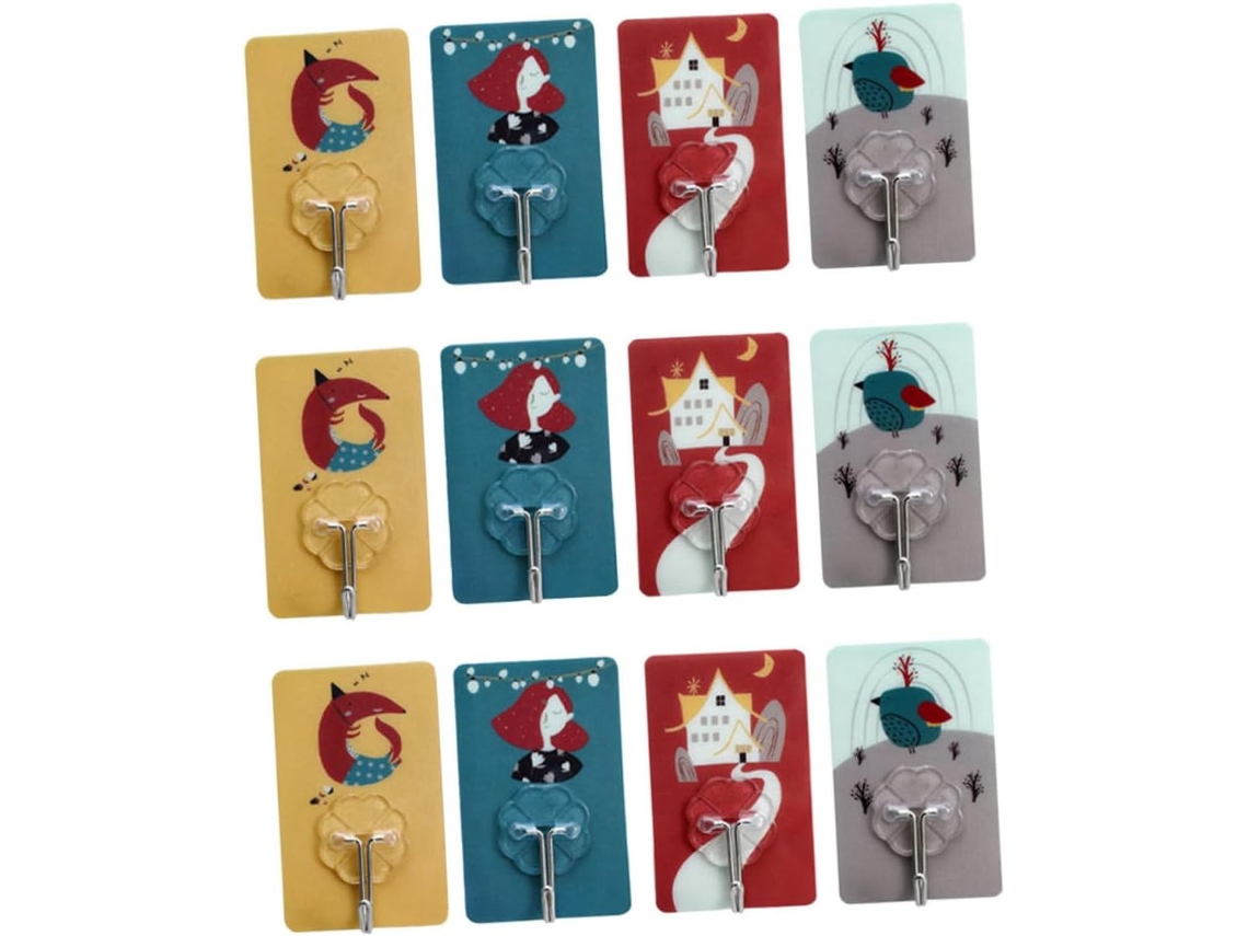 60 Pegatinas Autoadhesivas De Dibujos Animados Para Pared, Ideales Para Baño, Cocina Y