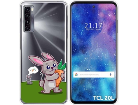 Carcasa TCL 20L / 20L+ TUMUNDOSMARTPHONE Conejo Multicolor