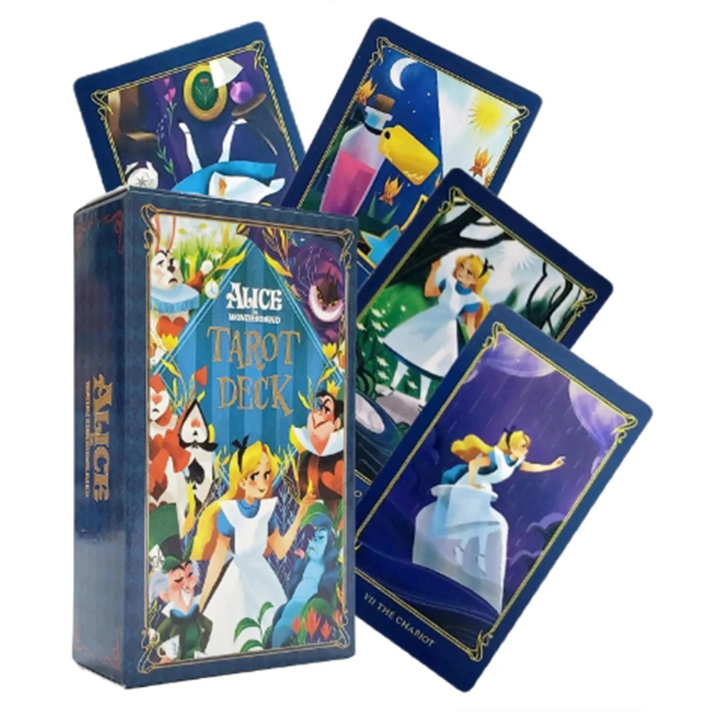 Cartas Del Tarot De Alicia En El País De Las Maravillas: Adivinación, Adivinación Y Juegos De Mesa Para Reuniones Familiares.