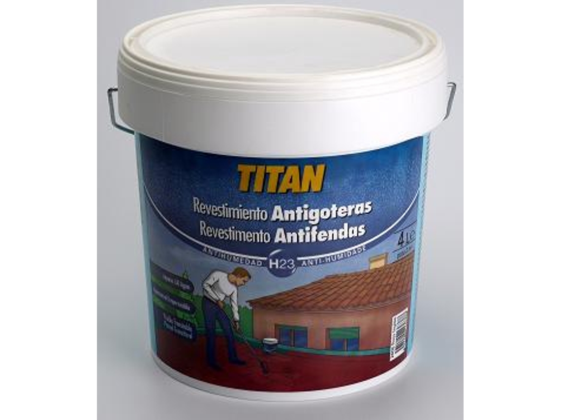 Revestimiento Antigoteras H23 Rojo Teja 4L TITANLUX