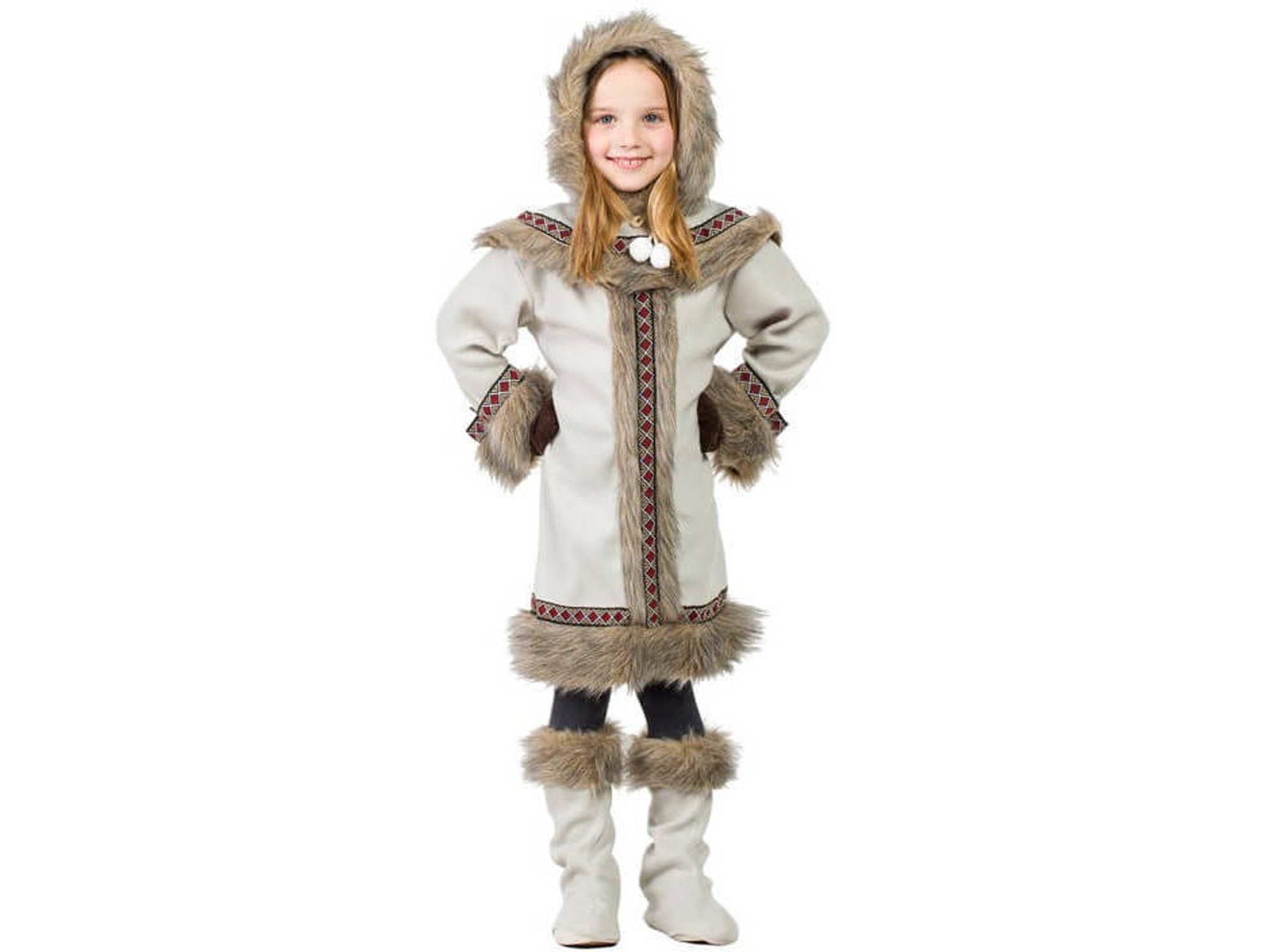Disfraz de Niña DISFRAZZES Esquimal (Talla: 10 a 12 años)
