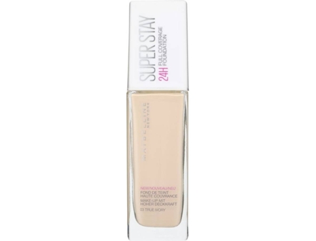 Base Líquida MAYBELLINE Superstay 24H Liquido Foundation3 True Ivory (30ml)