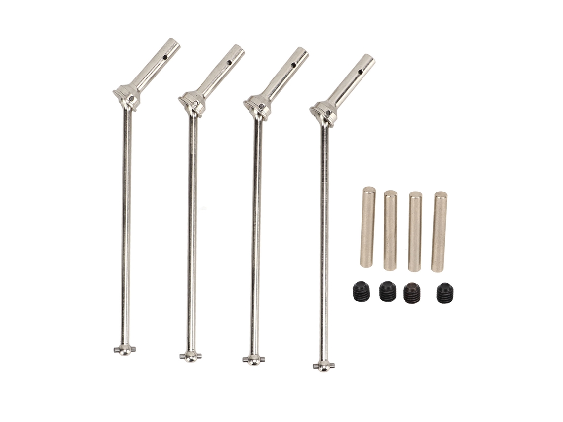 Eje De Transmisión De Acero Rc De 18,7 Cm Para Arrma Serie 1/7 Y 1/8, Delantero Y Trasero, Reemplazable, Color Plata.