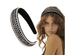 Diadema Con Diamantes De Imitación Para Mujeres Y Niñas, Accesorio Brillante Para El Cabello Con Diamantes, Antideslizante, A La Moda.