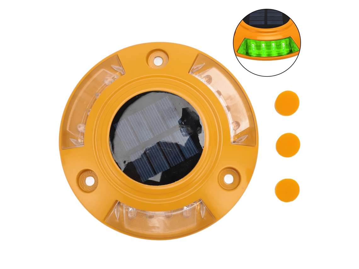 2026-luz De Estudio Solar Ip68 Impermeable Aluminio Led Para Camino Muelle 1.8w 6v Verde