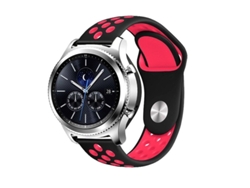Correa Deportiva Gift4me Para Garmin Forerunner 170 Music - Negro Rojo