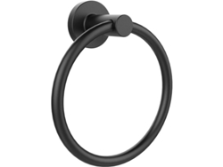 Toallero De Pared Para Baño, Acero Inoxidable 304 Con Anilla Para Toalla, Negro Mate.