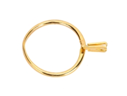 Reloj De Pulsera De Cuero Negro Para Mujer Con Movimiento De Cuarzo.