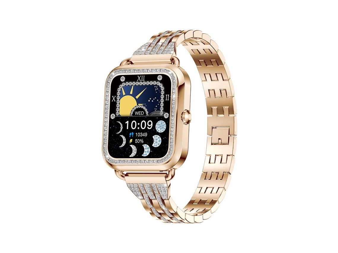 Reloj inteligente con recepción/dial de llamadas Bluetooth para mujer Reloj digital con pantalla táctil HD de 1,6 pulgadas con monitor de ritmo cardíaco durante el sueño VEANXIN