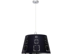 Lámpara de Techo FABRILAMP Celaya (Negro - E27 - Máx. 60W - Metal - Tela)