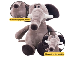 Pequeño Peluche, Elefante de Peluche, Ventosa, 16 Cm B.active