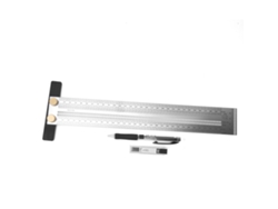 Regla De Marcado En Forma De T De Acero Inoxidable Con Lápiz Automático De 300 Mm Para Carpintería. Calibrador De Regla De Marcado.