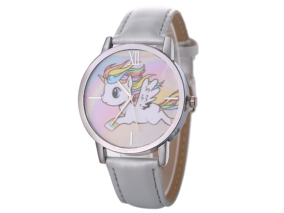 Reloj De Pulsera Analógico De Cuarzo Unisex Con Dial Redondo Gris Zhoulianfa