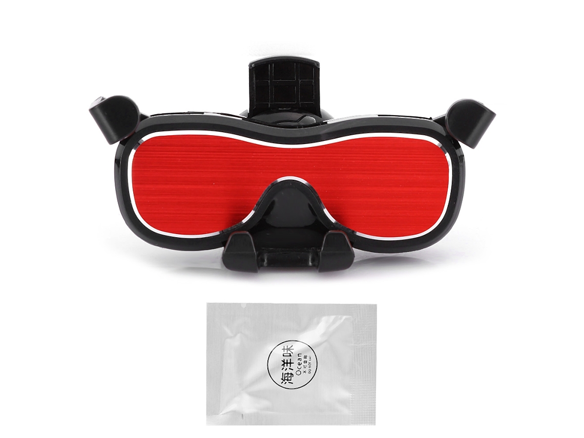 Soporte Para Teléfono De Coche Gravity, Soporte De Aire Ventilado, Manos Libres Para Pantallas De 4 A 7 Pulgadas, Rojo