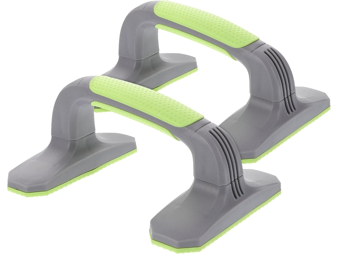 2 Barras De Plástico Verde Para Flexiones, Diseño Multifuncional Y Fiable Para Entrenamiento.