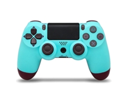 Mando PS4 Bluetooth inalámbrico Doubleshock P4, compatible con PC , Android , consola PS4 -inalambrico- y PS3 -por cable- (Incluido). ¡Toma todo el control! TURQUESA MORADO KLACK