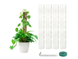 Poste de plástico para musgo para plantas trepadoras