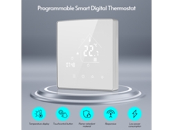 Termostato Inteligente Programable Con Pantalla Táctil Lcd Espejada Para El Hogar, La Oficina Y El Hotel.