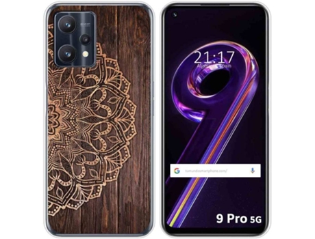 Carcasa para Realme 9 Pro 5G TUMUNDOSMARTPHONE Dibujos Madera 06 Multicolor