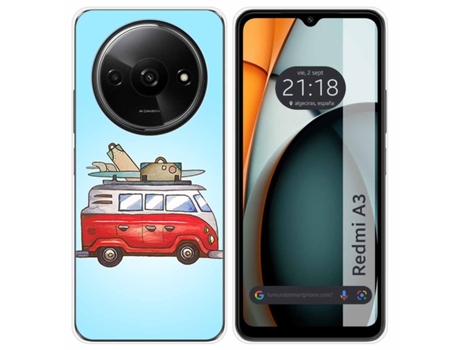 Funda para Xiaomi Redmi A3 TUMUNDOSMARTPHONE Silicona Multicolor