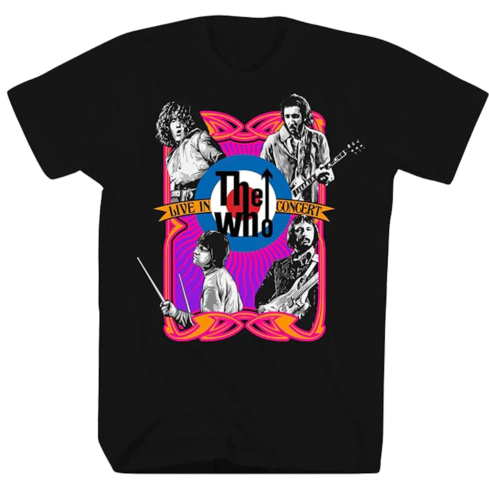 Camiseta unisex de The Who Live In Concert de Rockinstone Talla: XXL