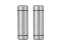Conjunto de 2 rolos lineares de aço de alta rigidez para CNC e impressoras, com movimento preciso e baixo atrito.