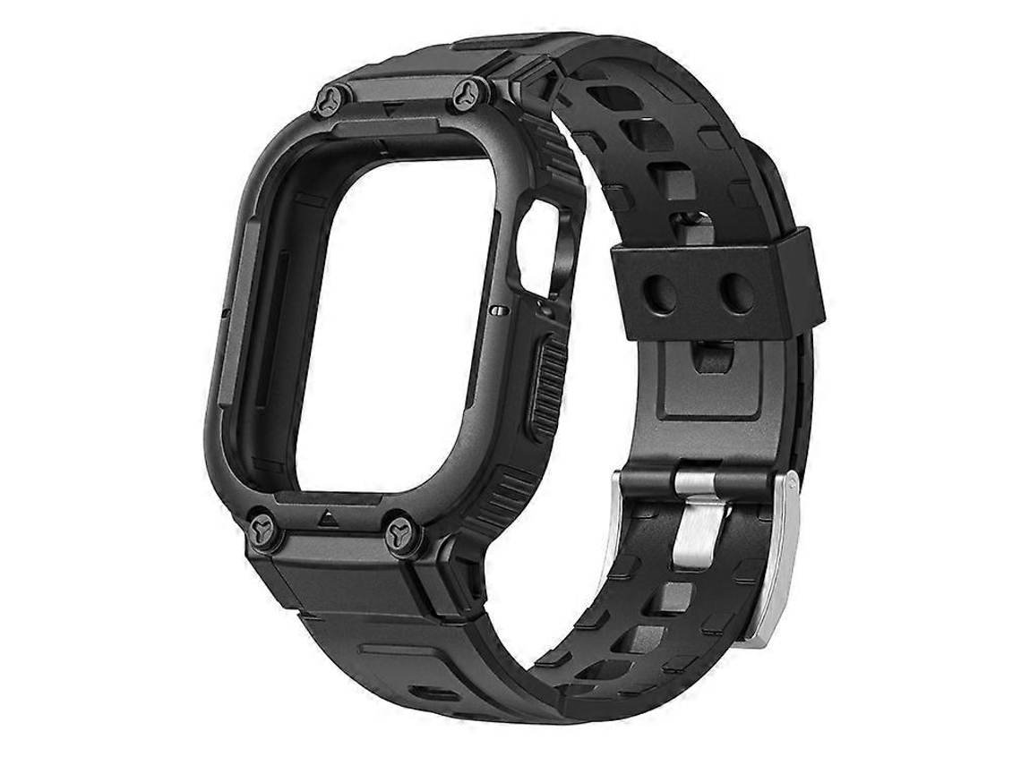 Correa de silicona para Apple Watch Ultra de 49 mm, compatible con funda protectora anticaídas de repuesto Facpoet