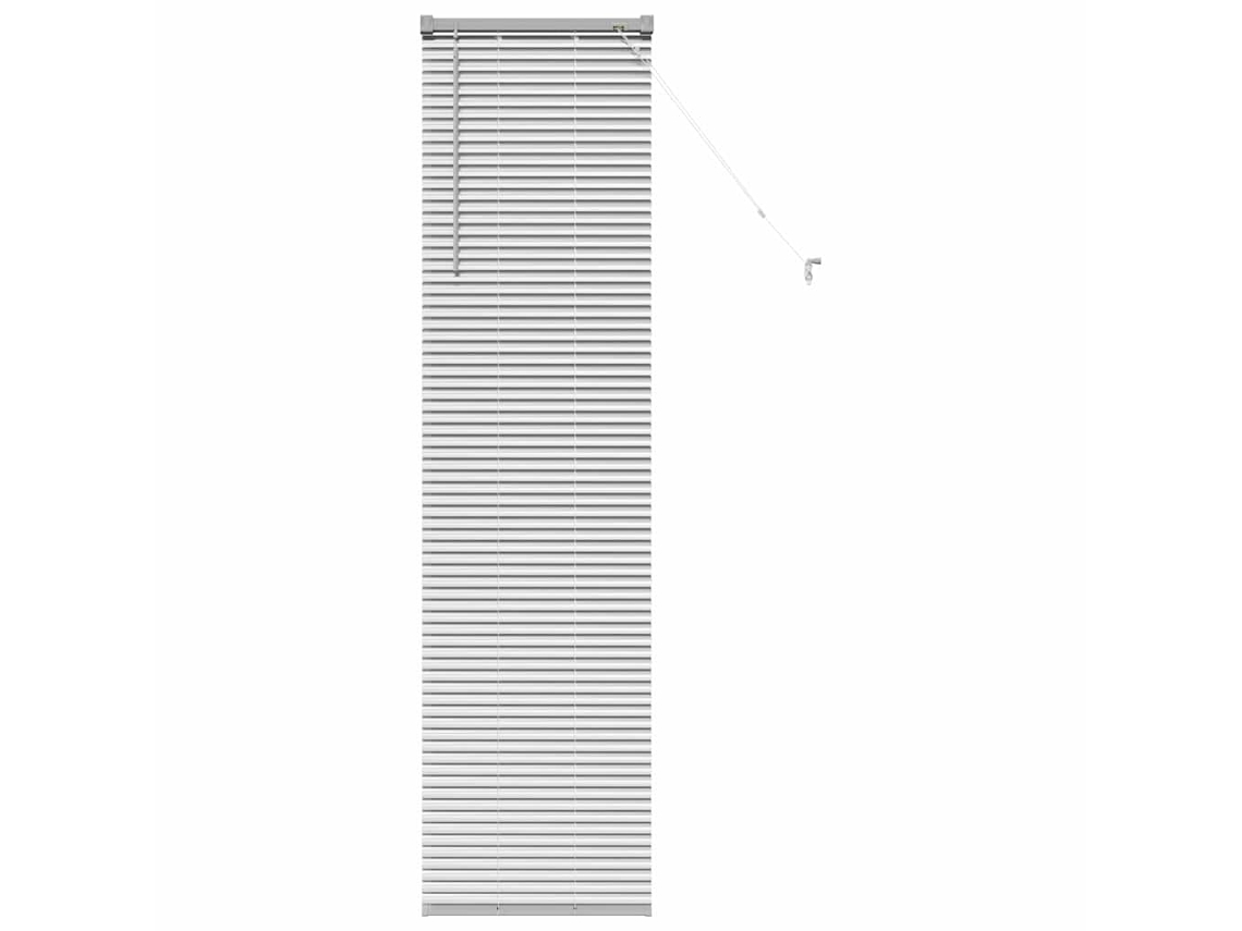 Maison Exclusive - Persianas Venecianas Manual Plateado 175 X 45 Cm Aluminio