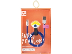 Cable IO&MIO Oh Yeah Sure Eye (1 USB - 1 Lightning - 1 m - Azul)