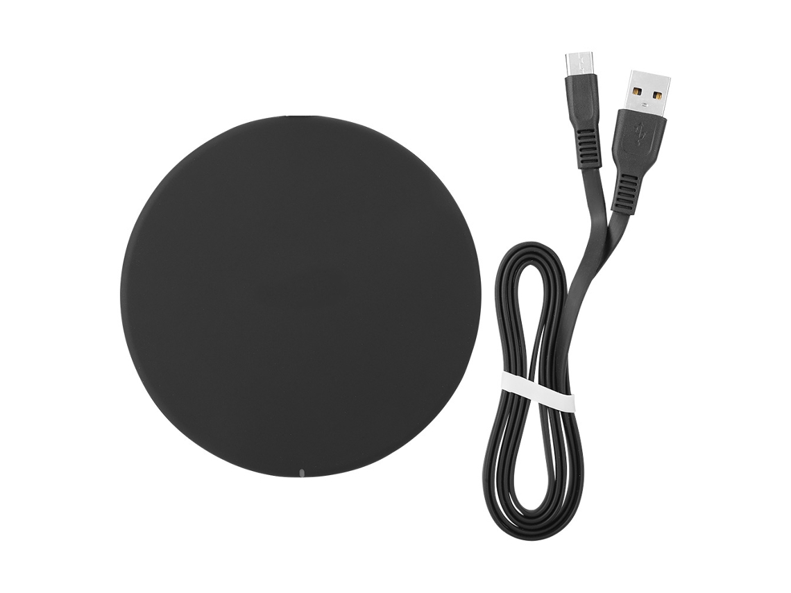 Base De Carga Inalámbrica Con Detección De Objetos Extranos 10w Carga Rápida Qi Tipo C Negro