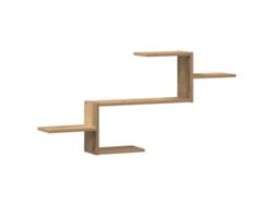 Maison Exclusive - Estante De Pared Madera Ingeniería Roble Artisian 104x15x49 Cm