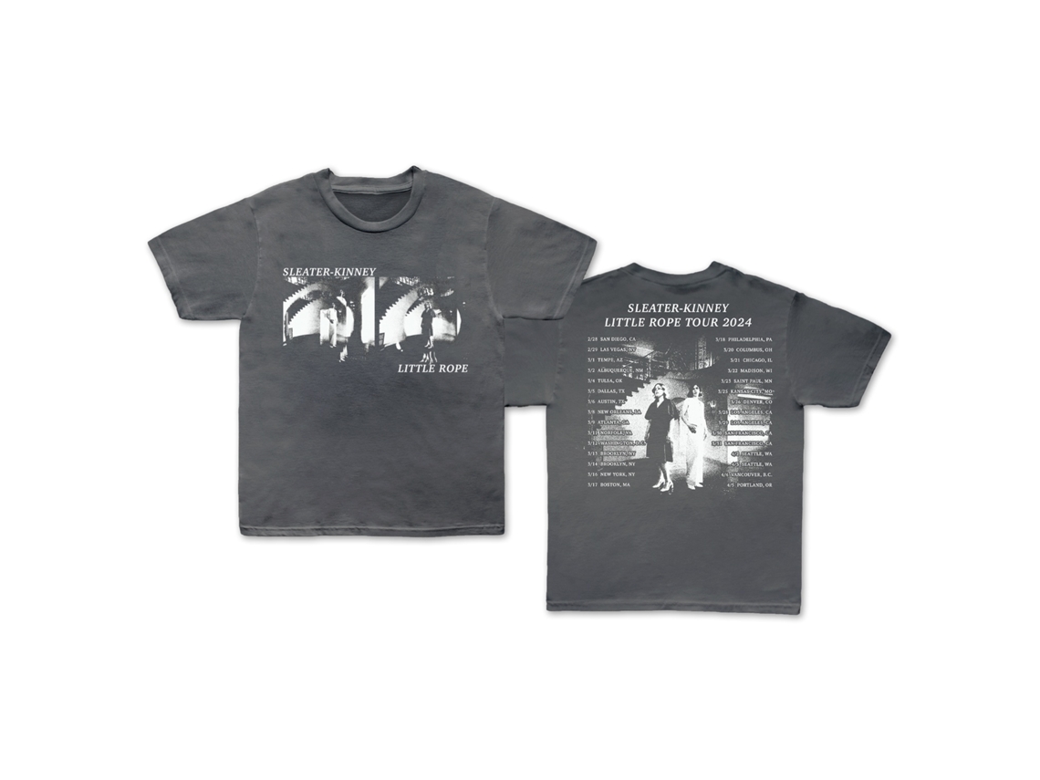 Sleater-kinney Little Rope Tour 2024 T-s Rockinstone Size:xl